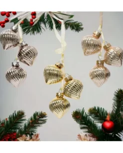 1Pz Addobbo Appendino Cipolla 3 Colori O3,5Cm Per Albero Di Natale