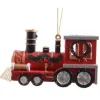 1Pz Addobbo Appendino Trenino Di Plastica 4X12X6 Cm Per Albero Di Natale