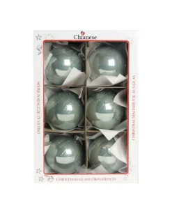 1Pz Pallina Di Vetro Decorata A Mano Tiffany Lucido 80Mm
