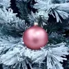 1Pz Pallina Sfera Di Vetro Liscia 80Mm Per Albero Di Natale Vinaccio