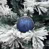1Pz Pallina Sfera Di Vetro Decorata A Mano 80Mm Per Albero Di Natale