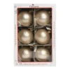 1Pz Pallina Sfera Di Vetro Decorata A Mano 80Mm Per Albero Di Natale
