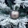 1Pz Pallina Sfera Di Vetro Liscia Bronzo Opaco 80Mm