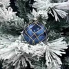1Pz Pallina Sfera Di Vetro Decorata A Mano 80Mm Per Albero Di Natale