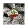 1Pz Pallina Sfera Di Vetro Decorata A Mano 80Mm Per Albero Di Natale