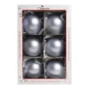 1Pz Pallina Sfera Di Vetro Liscia Azzurro Lucido 80Mm