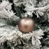 1Pz Pallina Sfera Di Vetro Liscia 100Mm Per Albero Di Natale Brown