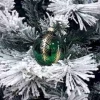 1Pz Pallina Sfera Di Vetro Decorata A Mano 80Mm Per Albero Di Natale