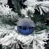 1Pz Pallina Sfera Di Vetro Decorata A Mano 80Mm Per Albero Di Natale