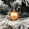 1Pz Pallina Sfera Di Vetro Rame Opaco 60Mm