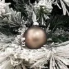 1Pz Pallina Sfera Di Vetro Liscia Bronzo Opaco 60Mm