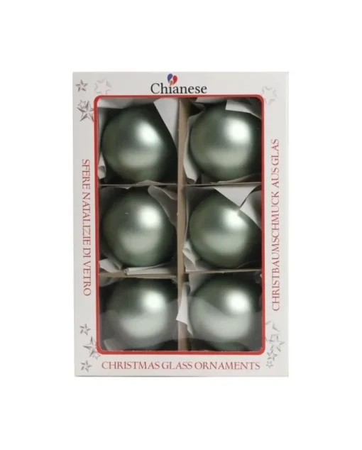 1Pz Pallina Sfera Di Vetro Tiffany Opaco 60Mm