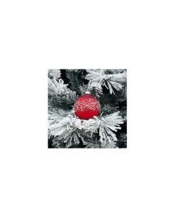 1Pz Pallina Sfera Di Vetro Decorata A Mano 80Mm Per Albero Di Natale