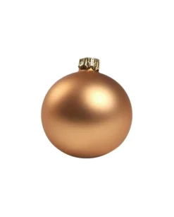 1Pz Pallina Sfera Di Vetro Rame Opaco 60Mm