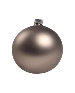 1Pz Pallina Sfera Di Vetro Liscia Bronzo Opaco 80Mm