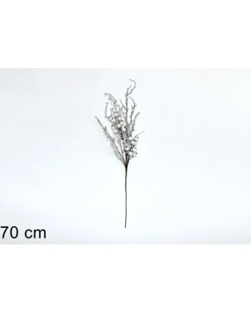 Rametto Innevato 70Cm Per Decorazioni Di Natale