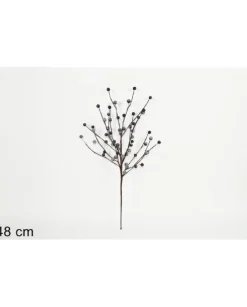 Ramo 48Cm Bacche Blu Per Decorazioni Di Natale