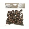 Sacchetto Pigne Naturali Glitterate45Gr Per Decori Natalizi