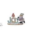 Scritta Joy Con Babbo Natale E Albero Cake Design