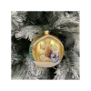 Sfera Di Vetro Decorata A Mano 150Mm Per Albero Di Natale