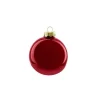 Sfera Di Vetro Liscia 80Mm Vinaccio Per Albero Di Natale