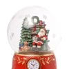 Sfera Resina/Vetro Con Soggetti Natalizi 30X30X37