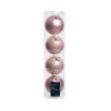 Sfere Palline Vetro Smalto, Mix Opaco D.10Cm Rosa Cipria
