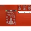 Sticker Natalizio Marry Christmas 29X40Cm 1Pz