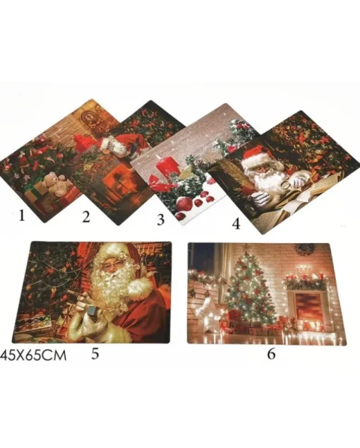 Tappeto Natalizio Fuoriporta 45X65 Cm 6 Varianti