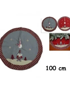 Tappeto Per Albero Di Natale Diametro 100Cm