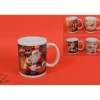 Tazza Natalizia Con Stampa Babbo Natale 12Cm