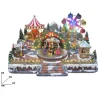 Villaggio Giostrina Di Natale Con Luci Suoni E Movumenti 64X57X39 Cm
